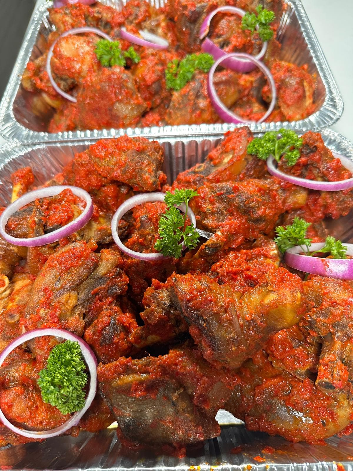 Jollof rice with chicken